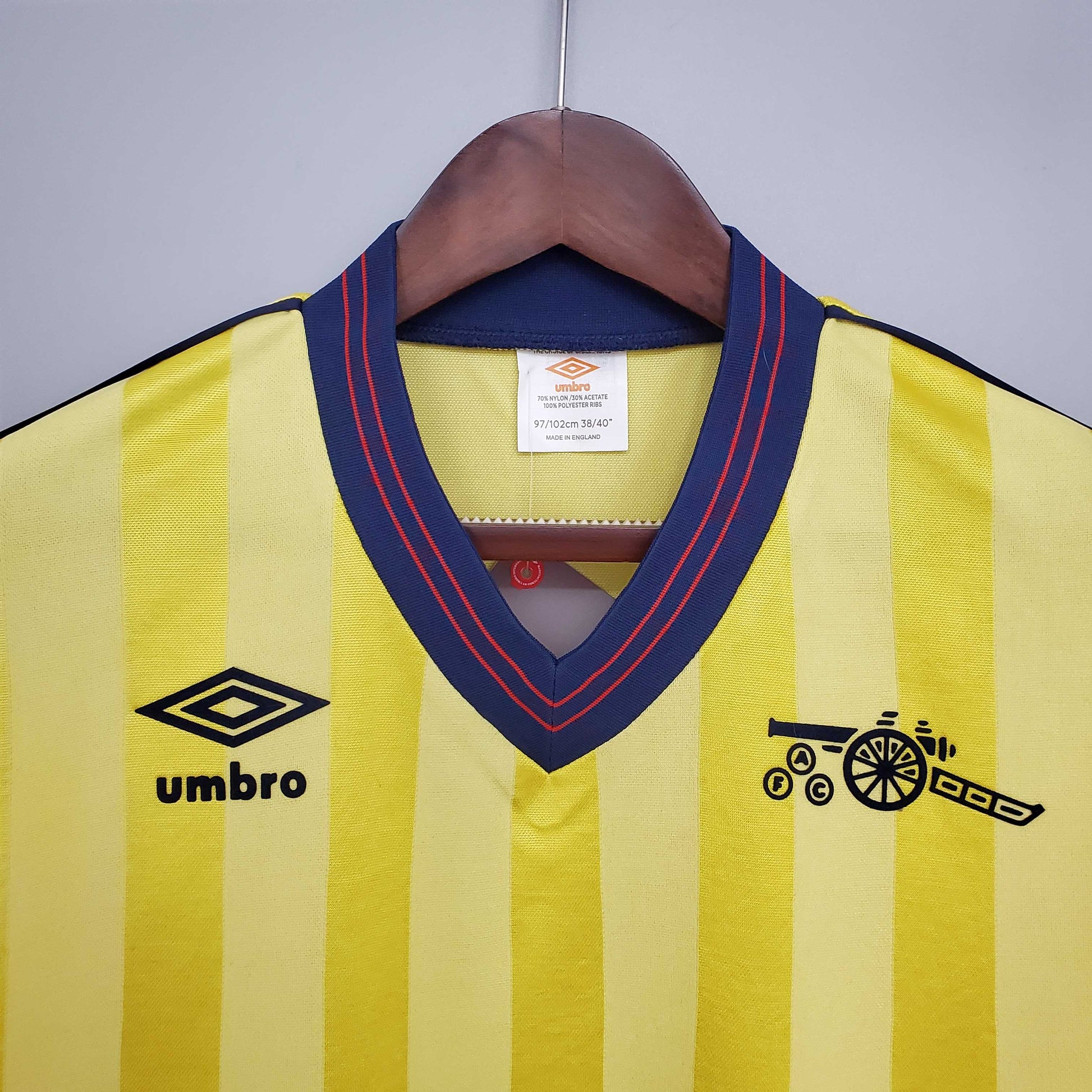 Gunners Away 1983/86 Retro Jersey - Back