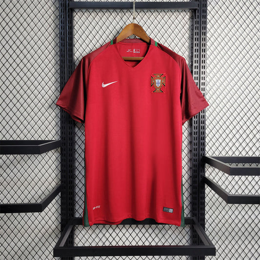 Portugal 2016 Home Retro Jersey - Front