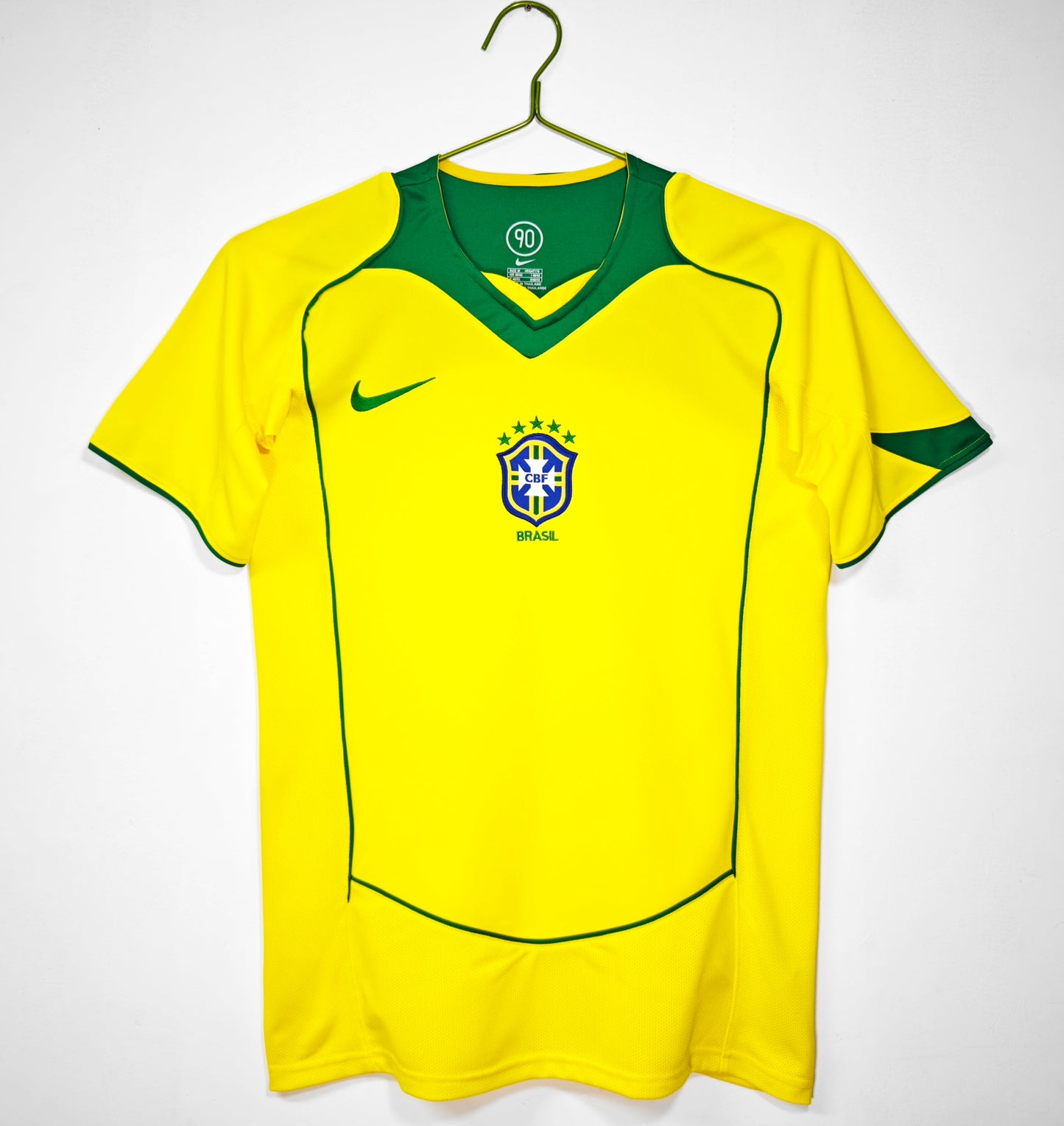 Brazil 2004 Home Retro Jersey - Front
