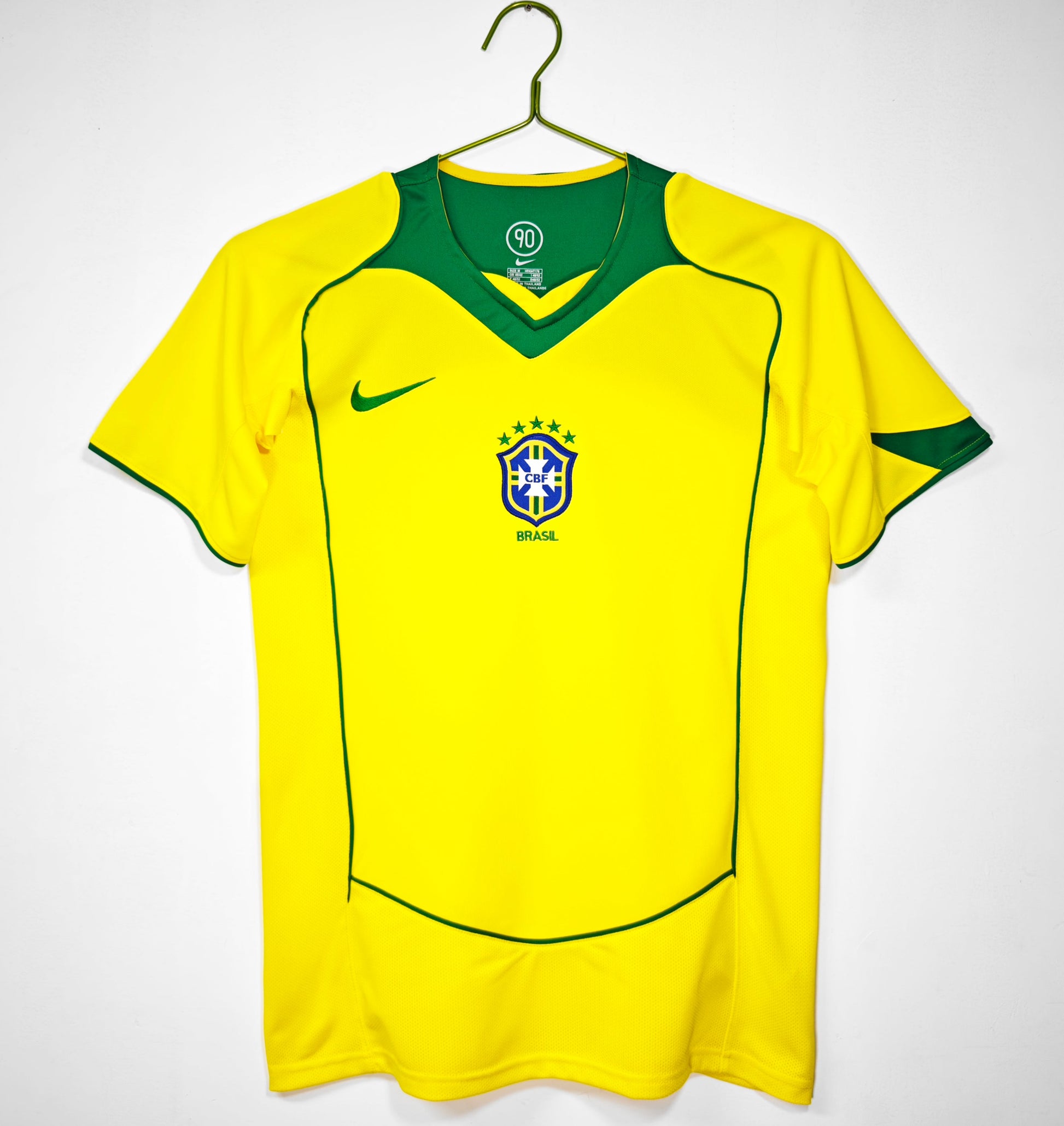 Brazil 2004 Home Retro Jersey - Front