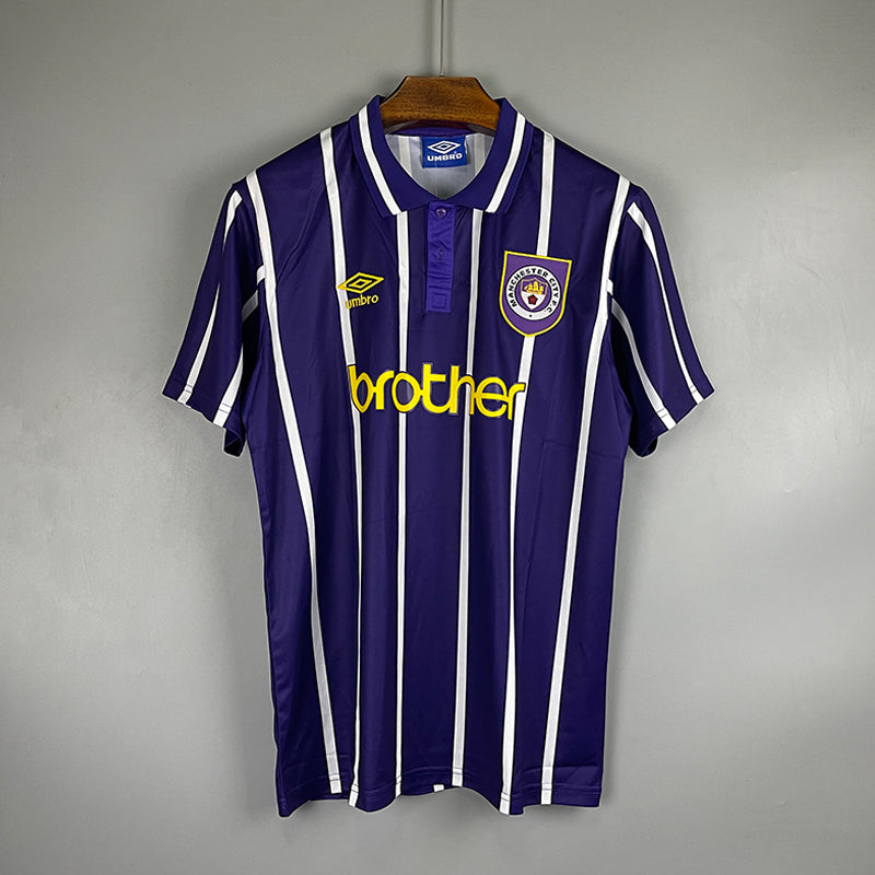 Manchester City Away 1993 Retro Jersey - Front
