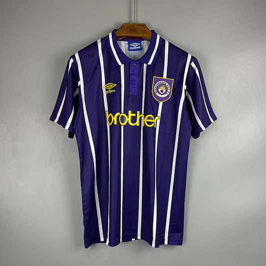 Manchester City Away 1993 Retro Jersey - Front