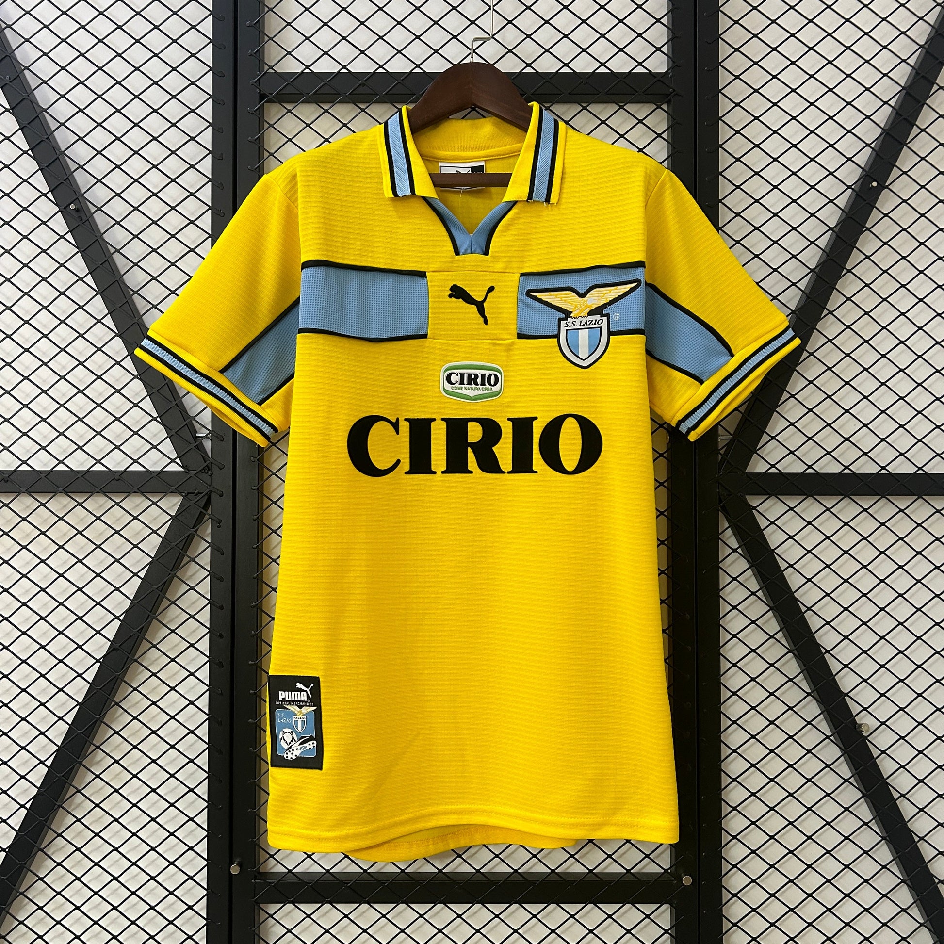 Lazio 1999/2000 Away Retro Jersey - Front