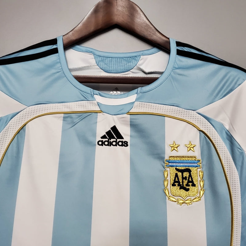 Argentina 2006 Home Retro Jersey - Back