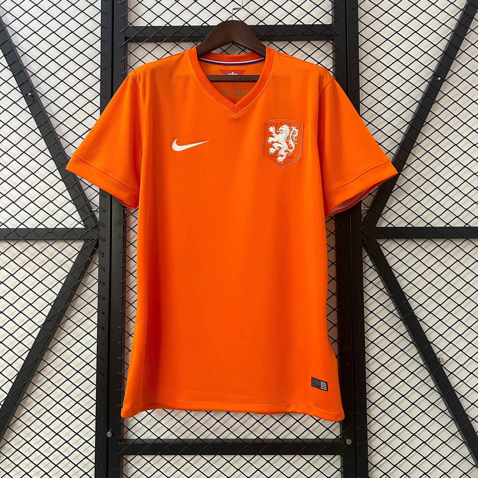 Netherlands 2014 Home Retro Jersey - Front