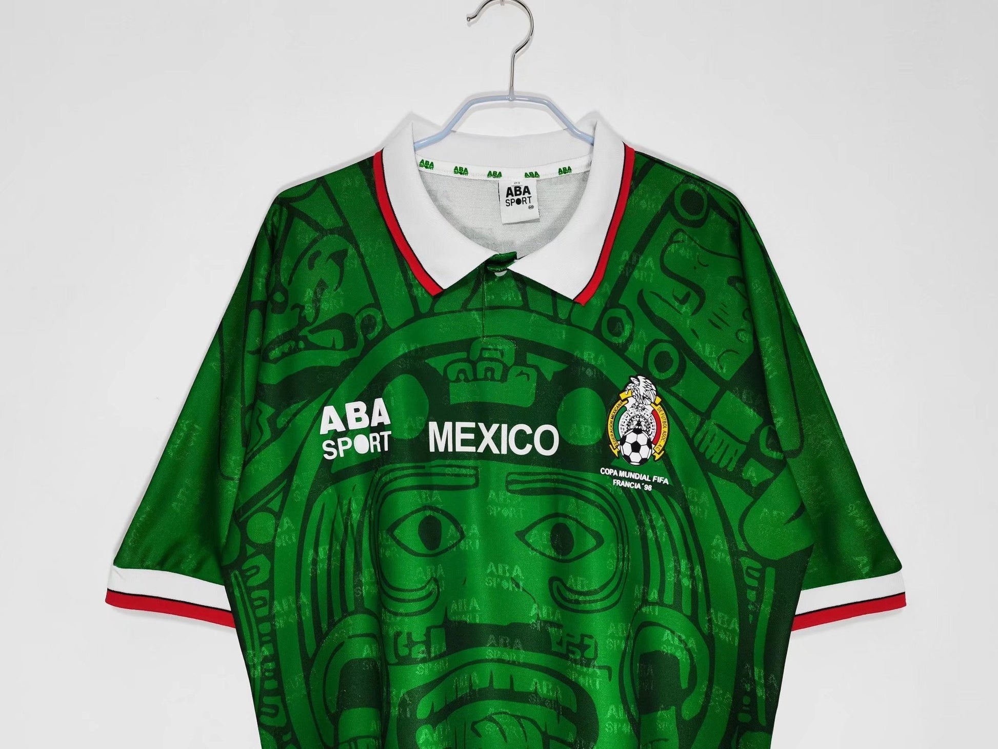 Mexico Home 1998 Retro Jersey - Back