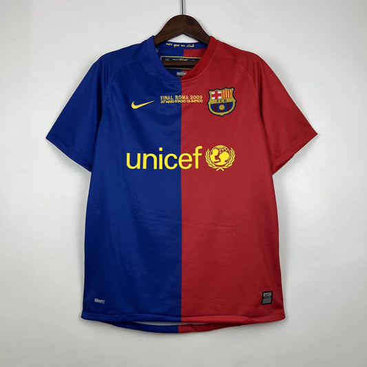 Retro Barcelona 08/09 UEFA Champions League Home Jersey