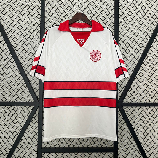 Denmark 1988 Away Retro Jersey - Front