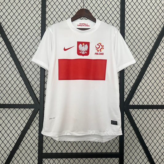 Poland Euro 2012 Home Retro Jersey - Front