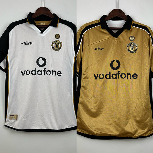 Manchester United 2001/02 Reversible Away and Third Retro Jersey - Front
